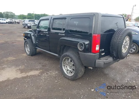2007 Hummer H3 Suv z USA, uszkodzony, nr VIN 5GTDN13E378221483